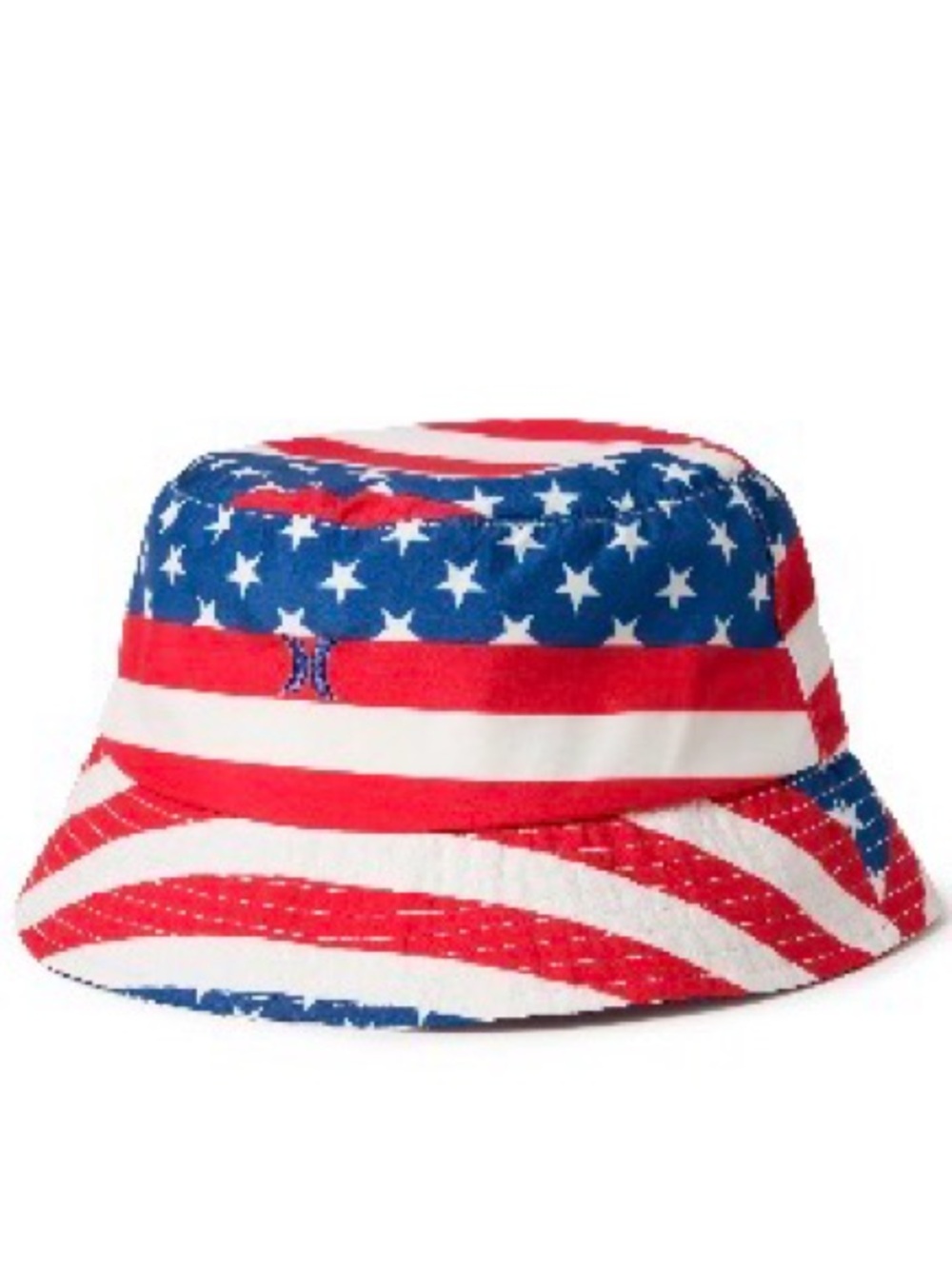 Hurley Patriotic American Flag Bucket Hat NWT